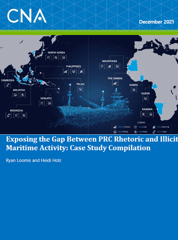 Exposing the Gap Between PRC Rhetoric and Illicit Maritime Activity: Case Study Compilation