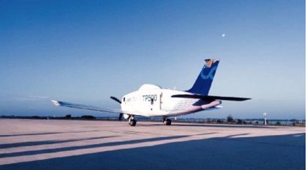 The TP500 on a taxiway