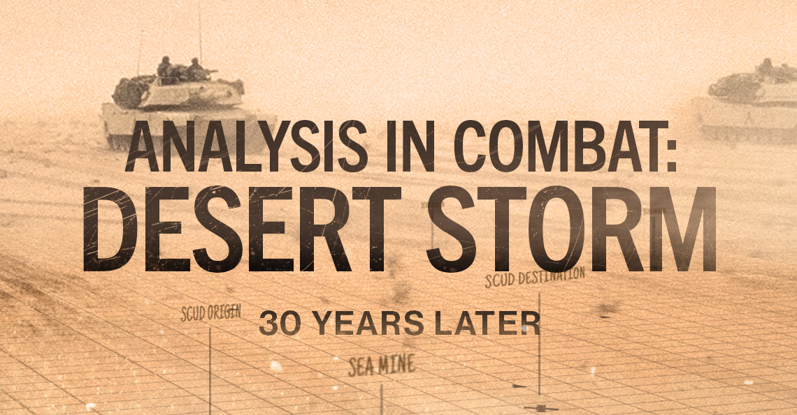 Analysis in Combat: Desert Storm