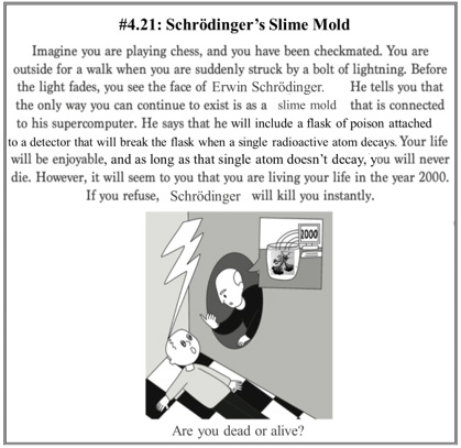 Schrödinger’s Slime Mold