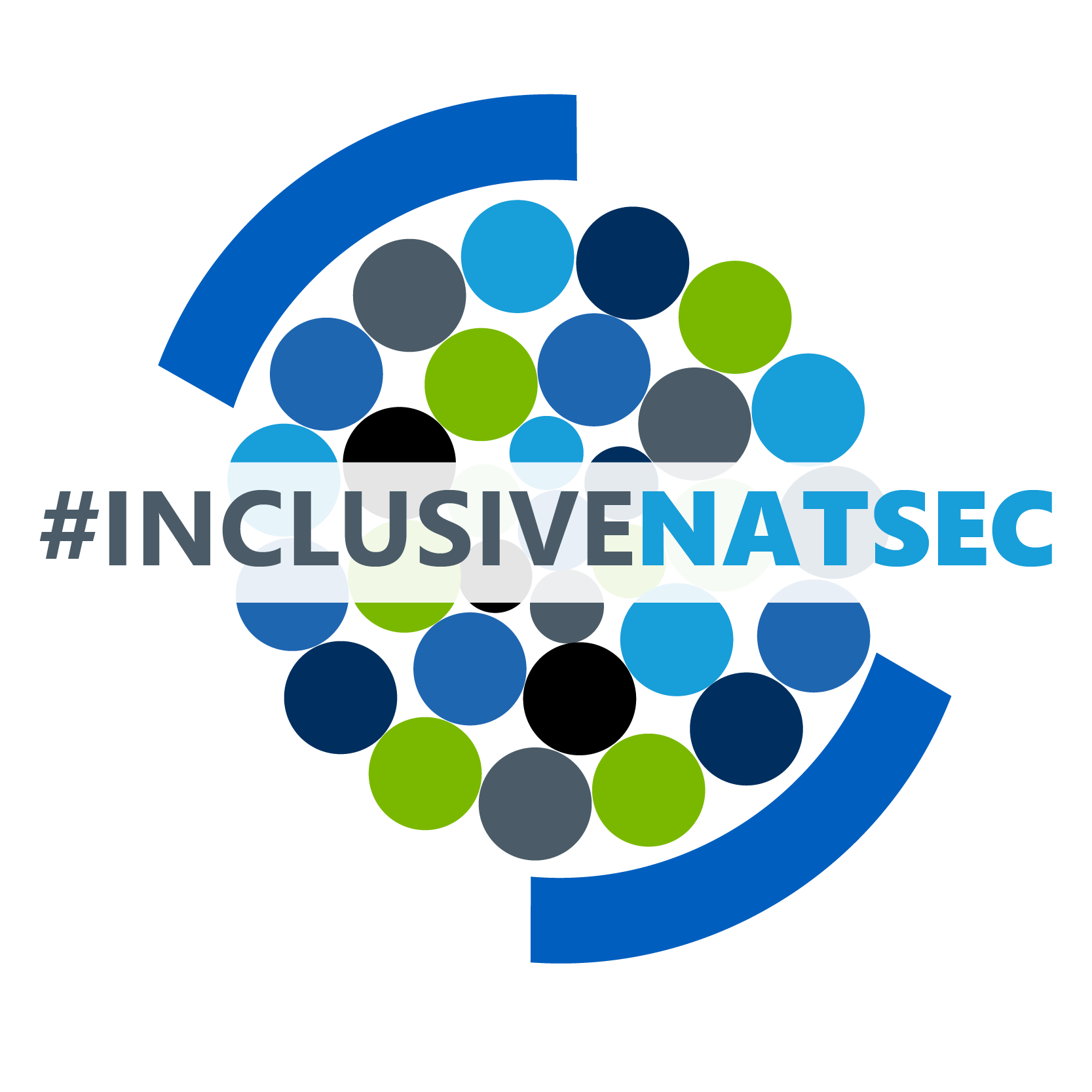 Inclusive NATSEC event graphic identity