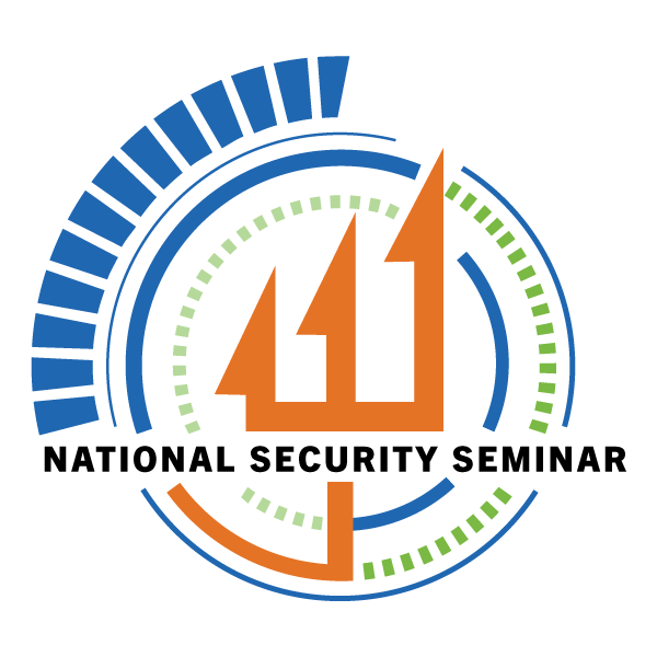 National Security seminar logo with trident