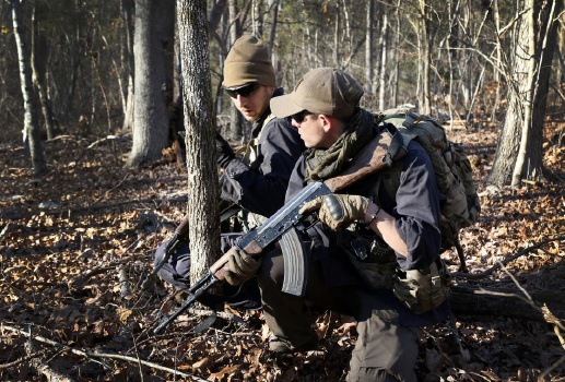 Special Forces candidates from the U.S. Army John F. Kennedy Special Warfare Center and School take a knee during the evaluation and final phase of field training known as Robin Sage held in central North Carolina, Dec. 18, 2018. Robin Sage has been the litmus test for Soldiers striving to earn the Green Beret for more than 40 years.