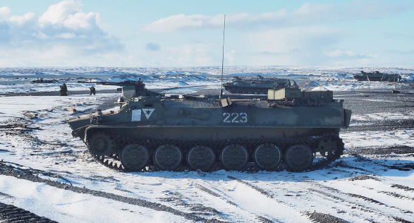 Practice exercise in landing Northern Fleet’s Arctic motorized riflemen on Kotelniy Island