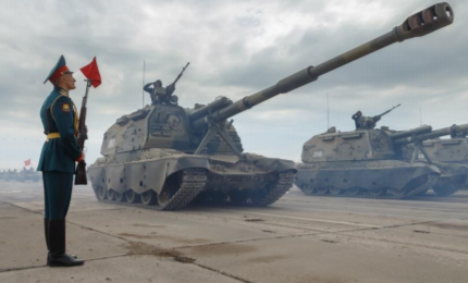 “Military parade during the "Vostok-2018" exercise (Tsugol training ground, Trans-Baikal Territory)