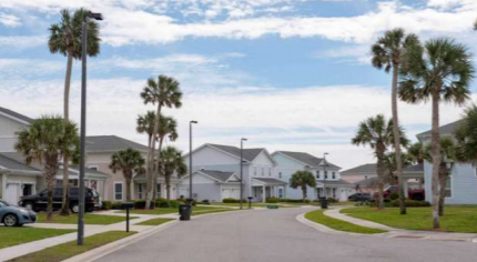 Homes at Bennett Shores East, an on base military housing community at Naval Station Mayport.