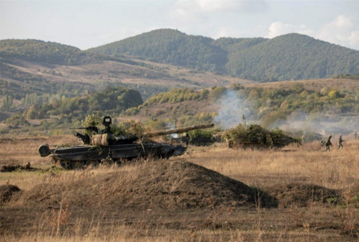 "Motorized riflemen of the Southern Military District in South Ossetia destroyed the mock enemy using the 'Syrian rampart' during the 'Kavkaz-2020' exercise, September 25, 2020, https://function.mil.ru/news_page/country/more.htm?id=12316154@egNews