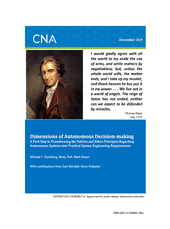 Dimensions of Autonomous Decision Making