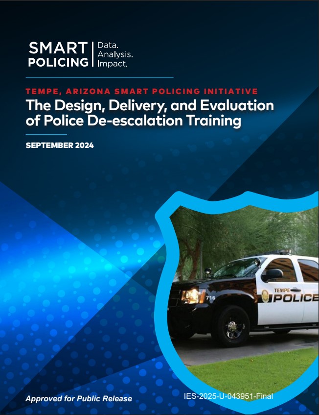 The Design Delivery and Evaluation of Police De-escalation Training