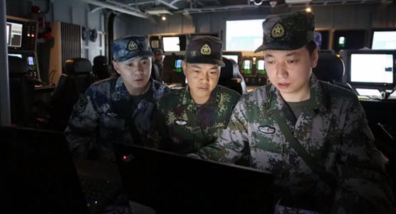  PLA Air Force, Rocket                                        Force, and Strategic Support Force personnel                                        operating jointly