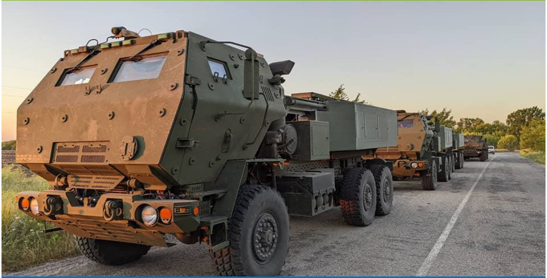 Ukrainian HIMARS on combat mission